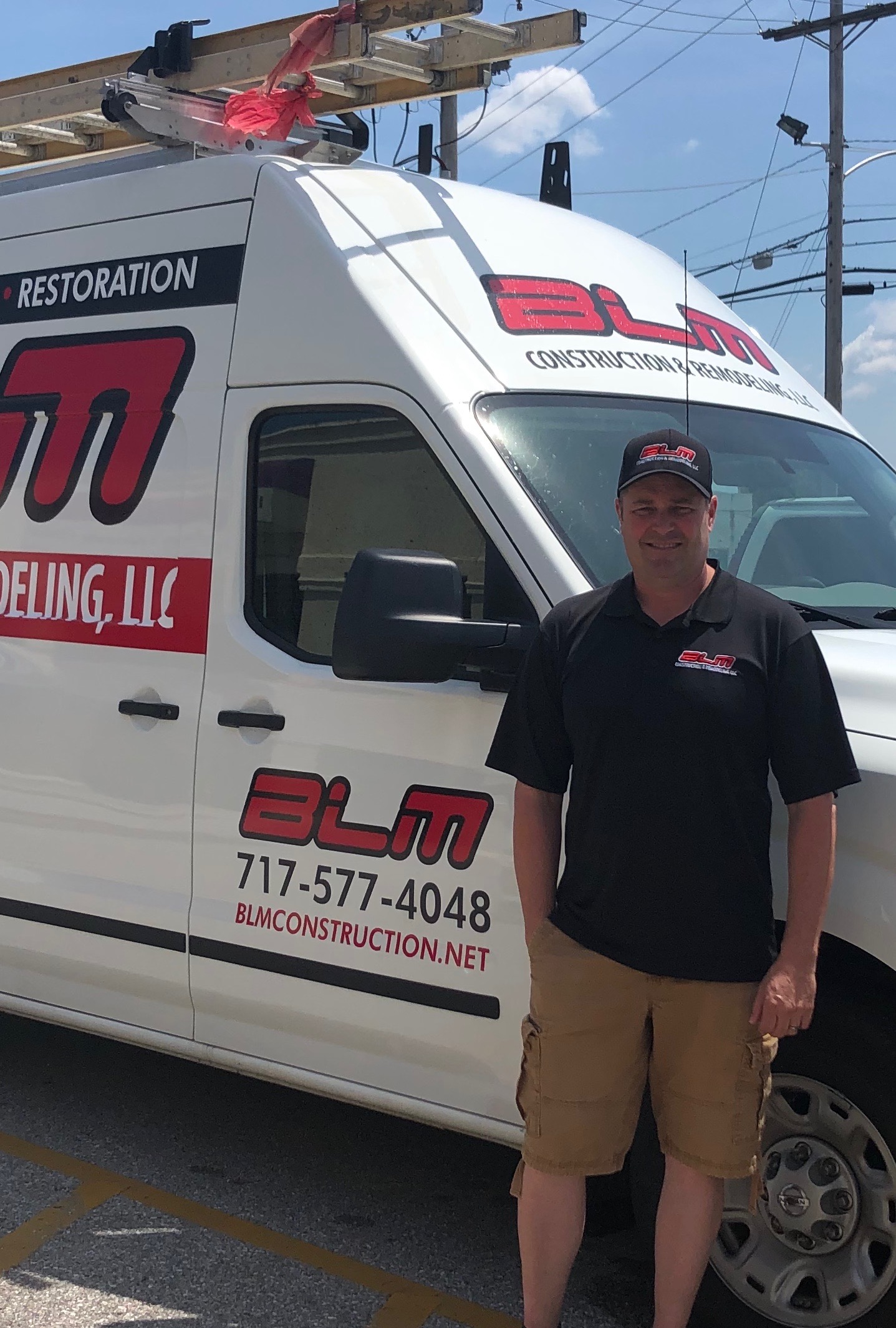 BLM Employee Barry Mease With Work Van